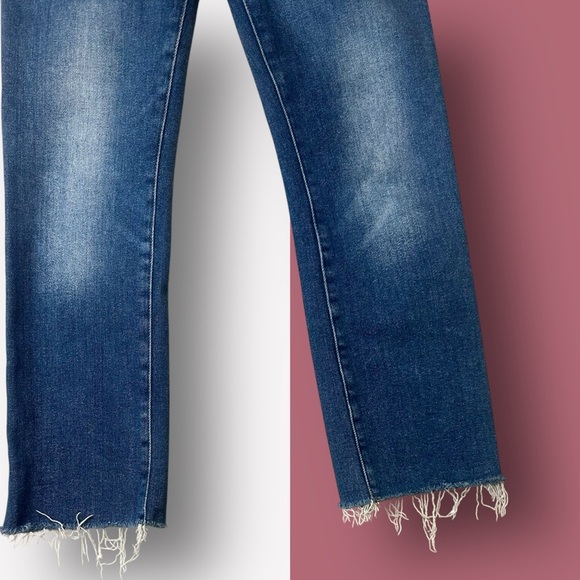 Good American ‘Good Legs Straight’ Jeans in “Indigo025” Wash Size 25 - Picture 10 of 16